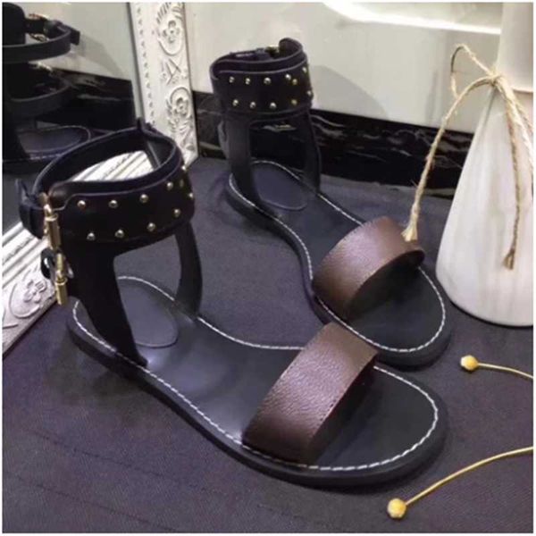 sandals women's classic summer high-flat female rivet hollow foot fighter for women, Black
sandals women's classic summer high-flat female rivet hollow foot fighter for women, Black