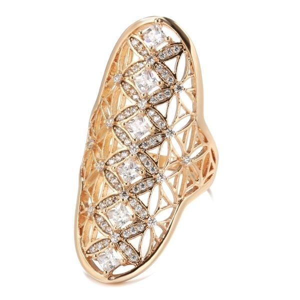 kinel unique 585 rose gold big ring for women fashion natural zircon party engagement wedding jewelry 2022 220225, Slivery;golden
kinel unique 585 rose gold big ring for women fashion natural zircon party engagement wedding jewelry 2022 220225, Slivery;golden