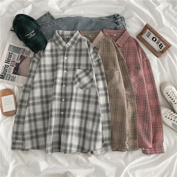 women's blouses & shirts ebaihui plaid 2021 fashion blouse spring long sleeve female blusas mujer elegant vintage women shirt, White
women's blouses & shirts ebaihui plaid 2021 fashion blouse spring long sleeve female blusas mujer elegant vintage women shirt, White