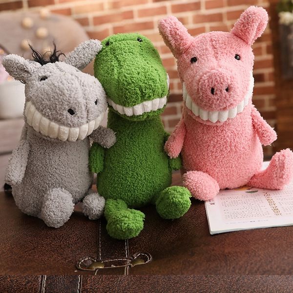 creative smile toothless pig doll grab plush toy children comfort
