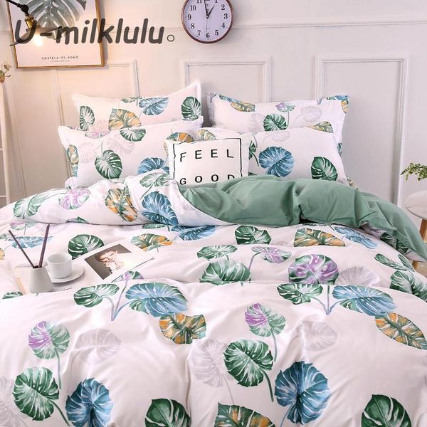 bedding sets leaves printed set nordic sheet plant duvet cover single double king size elastic bed pillowcases 4pcs
bedding sets leaves printed set nordic sheet plant duvet cover single double king size elastic bed pillowcases 4pcs