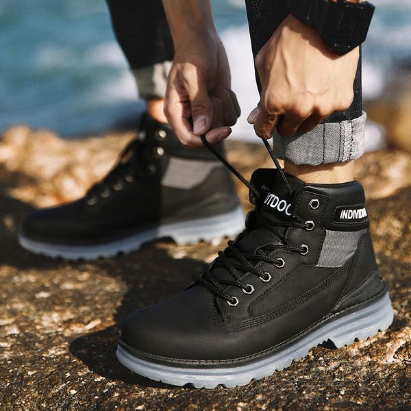 winter ankle boots warm hunting boots leather trekking shoe outdoor waterproof trail shoe hiking and mountaineering footwear men
winter ankle boots warm hunting boots leather trekking shoe outdoor waterproof trail shoe hiking and mountaineering footwear men