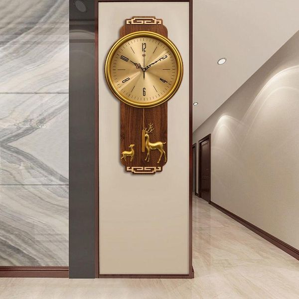 chinese style wall clock living room home fashion simple and silent solid wood light luxury decorative clocks
chinese style wall clock living room home fashion simple and silent solid wood light luxury decorative clocks