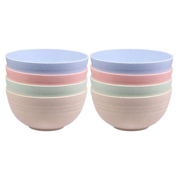 cereal bowls-24 oz wheat straw fiber lightweight bowl sets 8 - can be use on dishwasher & microwave-for rice,soup bowls
cereal bowls-24 oz wheat straw fiber lightweight bowl sets 8 - can be use on dishwasher & microwave-for rice,soup bowls