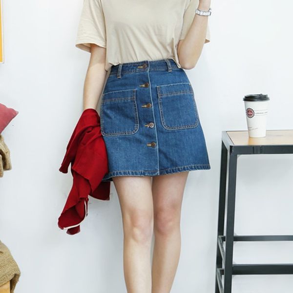 skirts women's high waistline solid color button pockets decration casual a-line mini e7xw, Black
skirts women's high waistline solid color button pockets decration casual a-line mini e7xw, Black