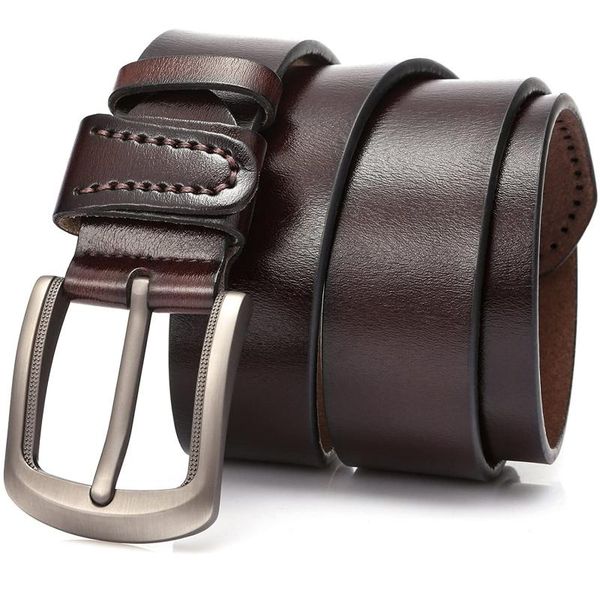 belts men leather belt luxury designer single layer perforated fashion strap for cowboy pants, Black;brown
belts men leather belt luxury designer single layer perforated fashion strap for cowboy pants, Black;brown