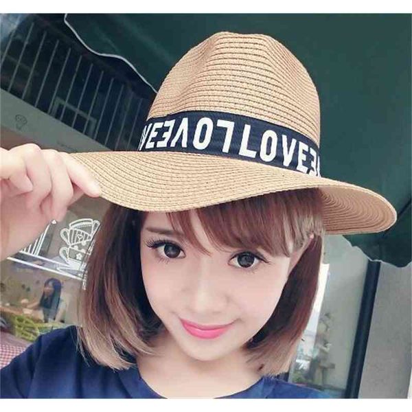 street p harajuku love letter british straw hat sun shade grass men and women spring summer korea, Blue;gray
street p harajuku love letter british straw hat sun shade grass men and women spring summer korea, Blue;gray
