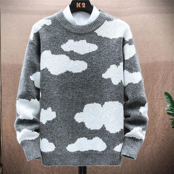 men's sweaters sweater warm jacquard casual pullovers soft male knitted, White;black
men's sweaters sweater warm jacquard casual pullovers soft male knitted, White;black