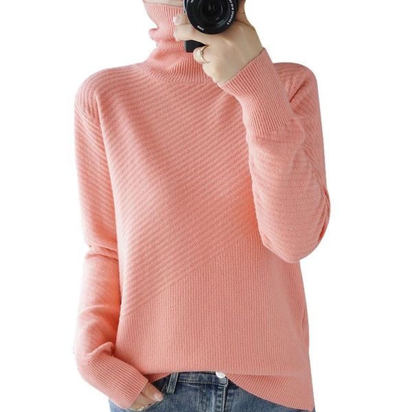 women's sweaters turtleneck long sleeve solid color autumn winter female fashion casual jumper basic soft knitted, White;black
women's sweaters turtleneck long sleeve solid color autumn winter female fashion casual jumper basic soft knitted, White;black