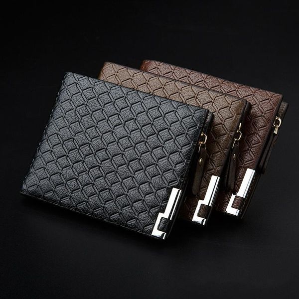 wallets 2021 men's short wallet fashion pu leather portable multifunctional clutch, Red;black
wallets 2021 men's short wallet fashion pu leather portable multifunctional clutch, Red;black