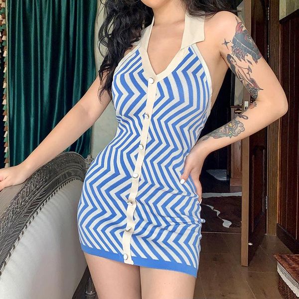 casual dresses 2021 sleeveless backless mini dress summer women fashion streetwear outfits cute striped party clothing, Black;gray
casual dresses 2021 sleeveless backless mini dress summer women fashion streetwear outfits cute striped party clothing, Black;gray