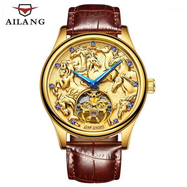 china dragon horse men's watch automatic machine waterproof real leather business wristwatches, Slivery;brown
china dragon horse men's watch automatic machine waterproof real leather business wristwatches, Slivery;brown