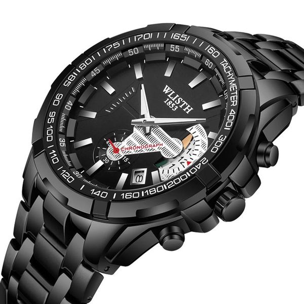wristwatches fashion men's watches waterproof famous for men clock casual stainless steel bracelet watch man black horloges mannen, Slivery;brown
wristwatches fashion men's watches waterproof famous for men clock casual stainless steel bracelet watch man black horloges mannen, Slivery;brown
