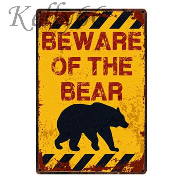 beware of the bear cow shark fox vintage metal sign tin poster home decor bar wall art painting 20*30 cm size y-1123
beware of the bear cow shark fox vintage metal sign tin poster home decor bar wall art painting 20*30 cm size y-1123