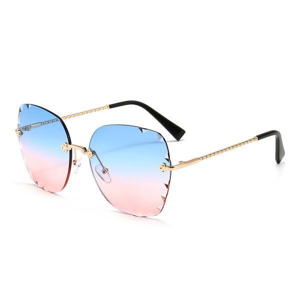 luxury designer mens female sunglasses for women & men round resin lens rimless sun glasses uv400 adumbral jc8832, White;black
luxury designer mens female sunglasses for women & men round resin lens rimless sun glasses uv400 adumbral jc8832, White;black