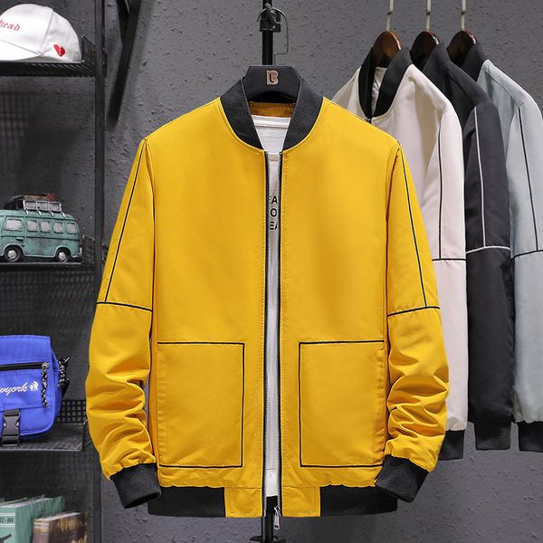 men's plus size outerwear autumn 2021 stand collar jaet baseball shirt casual loose handsome versatile coat
men's plus size outerwear autumn 2021 stand collar jaet baseball shirt casual loose handsome versatile coat