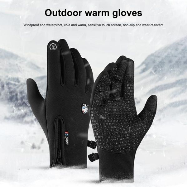 touch screen waterproof windproof outdoor sport gloves,men women winter fleece thermal warm running anti-slip cycling gloves, Black
touch screen waterproof windproof outdoor sport gloves,men women winter fleece thermal warm running anti-slip cycling gloves, Black