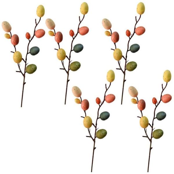 5pcs easter egg branches colourful foam flowers eggs flower stake bouquet diy home decoration decorative & wreaths
5pcs easter egg branches colourful foam flowers eggs flower stake bouquet diy home decoration decorative & wreaths