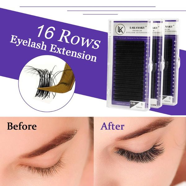 false eyelashes lakanaku classic individual volume lashes tray 8-18mm all private label eyelash extension supplies for eye beauty makeup
false eyelashes lakanaku classic individual volume lashes tray 8-18mm all private label eyelash extension supplies for eye beauty makeup