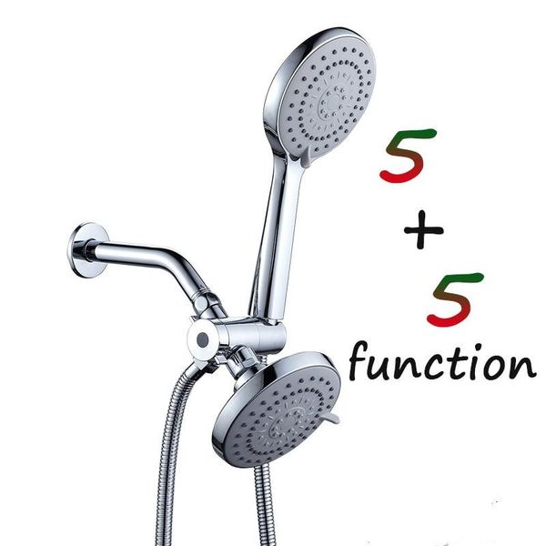 high-pressure double-head shower three-way shunt with bracket double 5-function five-piece set bathroom sets
high-pressure double-head shower three-way shunt with bracket double 5-function five-piece set bathroom sets