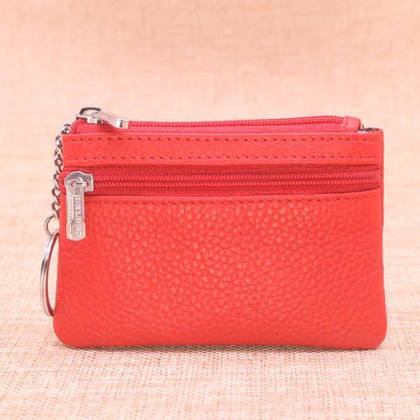 wallets 100% genuine leather mini women slim coin purses men female cards money bag small pocket short with key ring, Red;black
wallets 100% genuine leather mini women slim coin purses men female cards money bag small pocket short with key ring, Red;black