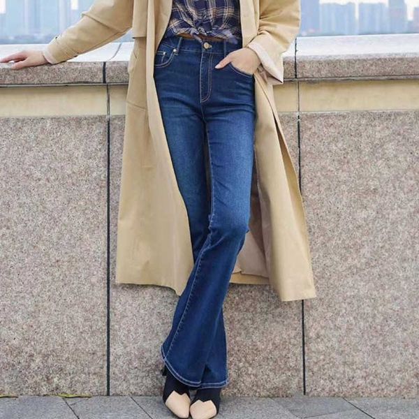 women's brand 2021 autumn and winter high waist elastic thin micro pull jeans for women, Blue
women's brand 2021 autumn and winter high waist elastic thin micro pull jeans for women, Blue