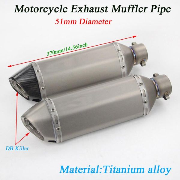 motorcycle exhaust system tail vent pipe for 38-51mm titanium alloy muffler removable db killer 14.56 inch length tubes
motorcycle exhaust system tail vent pipe for 38-51mm titanium alloy muffler removable db killer 14.56 inch length tubes