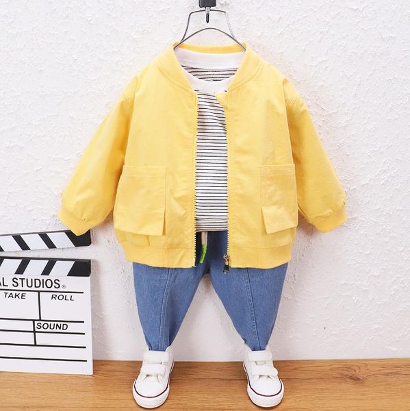 clothing sets spring and autumn boys' girls' 3-piece zipper jacket long sleeve tshirt pants, White
clothing sets spring and autumn boys' girls' 3-piece zipper jacket long sleeve tshirt pants, White