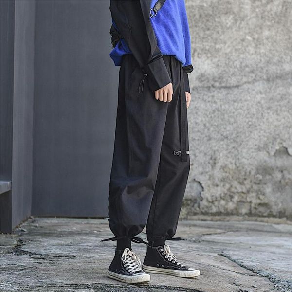 men loose joggers sweatpants high street fashion casual hip hop harem trousers male streetwear dance pant zipper mid flat men's pants, Black
men loose joggers sweatpants high street fashion casual hip hop harem trousers male streetwear dance pant zipper mid flat men's pants, Black