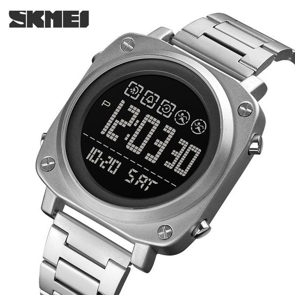 wristwatches skmei 2021 men's electronic watch fashion led date satch sport wristwatch casual male electric hand clock watches mens 172, Slivery;brown
wristwatches skmei 2021 men's electronic watch fashion led date satch sport wristwatch casual male electric hand clock watches mens 172, Slivery;brown