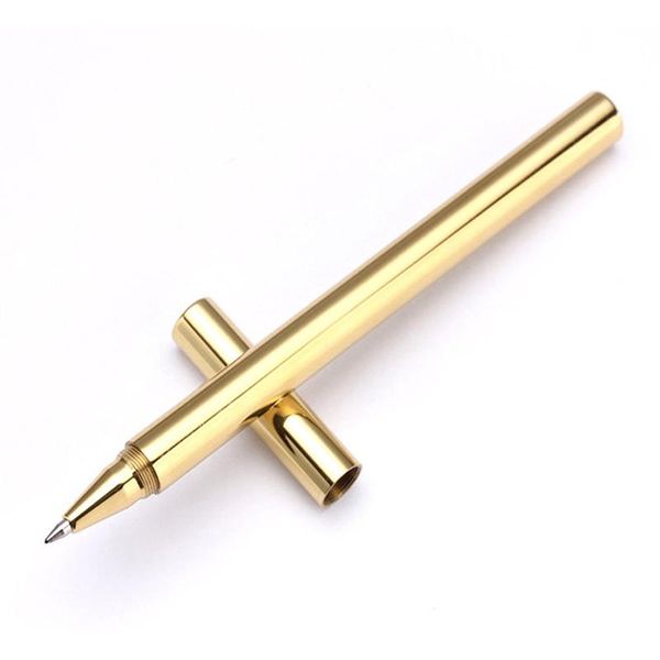 gel pens cylinder shape brass pen black ink personal pocket business writing office school supplies creative stationery gifts
gel pens cylinder shape brass pen black ink personal pocket business writing office school supplies creative stationery gifts