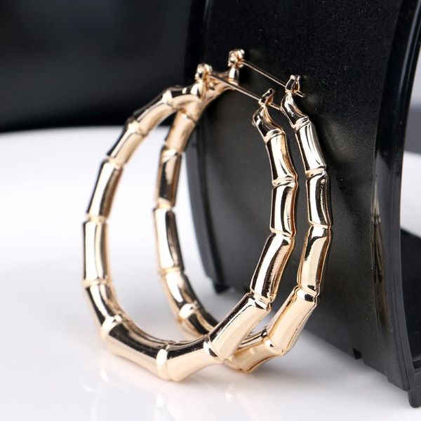 hoop & huggie hip hop female bamboo big earrings vintage gold silver color wedding bride round engagement for women, Golden;silver
hoop & huggie hip hop female bamboo big earrings vintage gold silver color wedding bride round engagement for women, Golden;silver