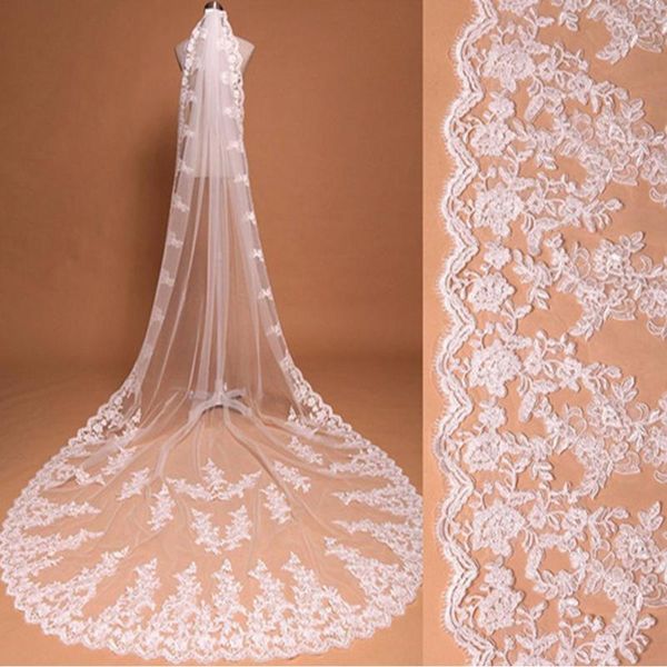 bridal veils white ivory single-layer 3m wedding veil applique edge tulle accessories, Black
bridal veils white ivory single-layer 3m wedding veil applique edge tulle accessories, Black
