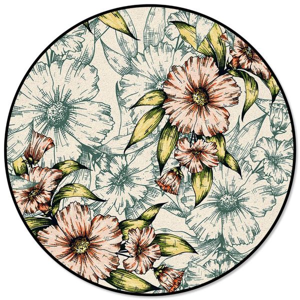 vintage flower round carpets for living room home areas rug bedroom floor mat decor drop
vintage flower round carpets for living room home areas rug bedroom floor mat decor drop