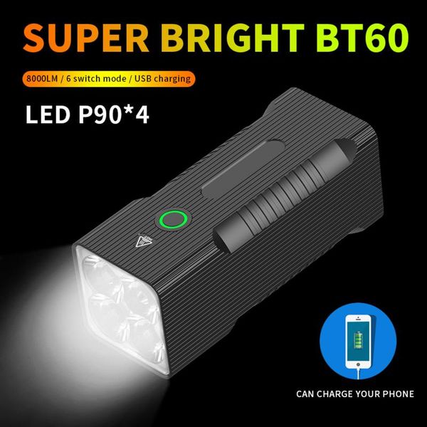 bike lights 4*xhp90 led tactial super bright type-c recharge torch strong night light outdoor #6
bike lights 4*xhp90 led tactial super bright type-c recharge torch strong night light outdoor #6