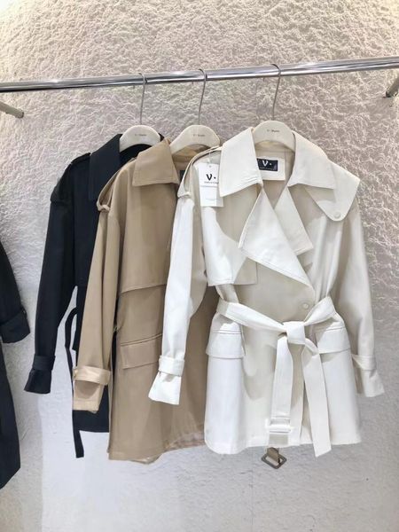 women's trench coats sk744 fashion women & jackets 2021 runway luxury european design party style clothing, Tan;black
women's trench coats sk744 fashion women & jackets 2021 runway luxury european design party style clothing, Tan;black