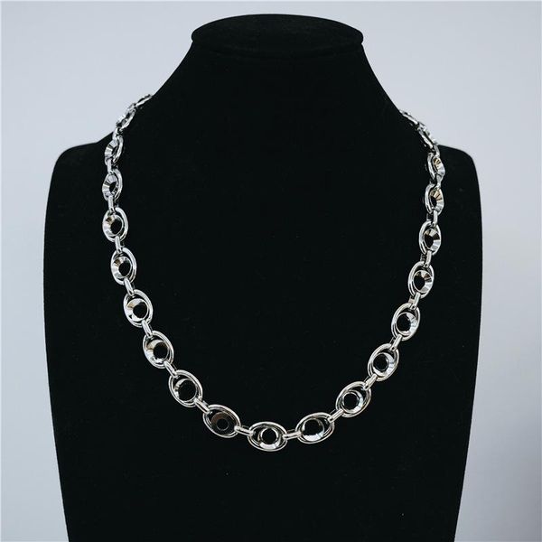 chains fashion hip-hop geometric type men and women punk street rough wild rap necklace, Silver
chains fashion hip-hop geometric type men and women punk street rough wild rap necklace, Silver