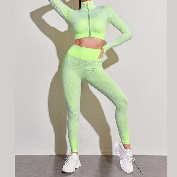yoga outfit women seamless leggings long sleeve clothes fitness set zip up high waist tight trousers female stretch sport gym suit
yoga outfit women seamless leggings long sleeve clothes fitness set zip up high waist tight trousers female stretch sport gym suit