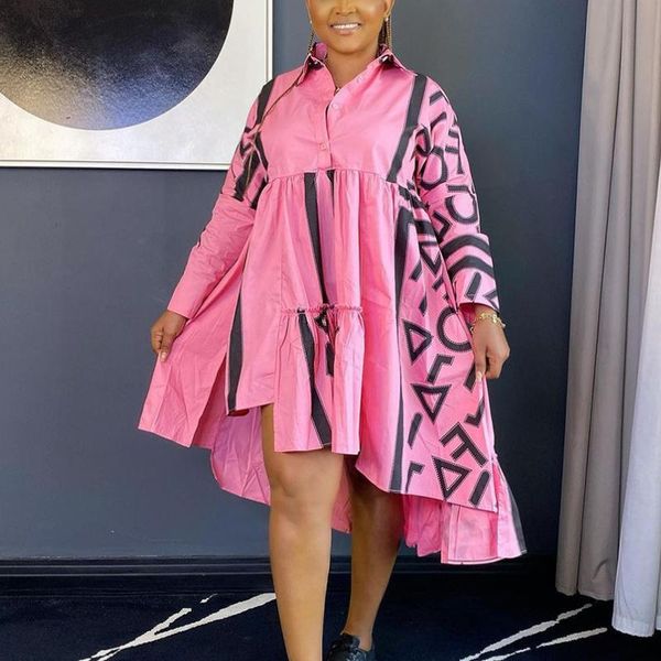 casual dresses oversized shirt dress women summer 2021 fashion asymmetrical print ruffle elegant cute woman party birthday clothes, Black;gray
casual dresses oversized shirt dress women summer 2021 fashion asymmetrical print ruffle elegant cute woman party birthday clothes, Black;gray