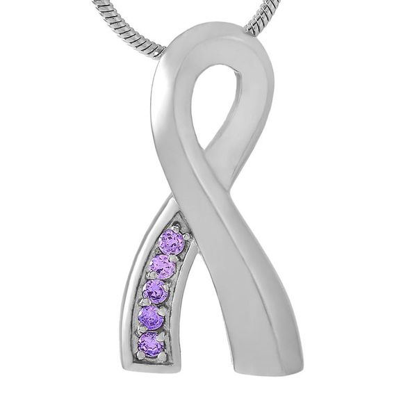 pendant necklaces 8161 prong setting purple/green/blue/pink zircon cancer silk ribbon cremation for women memorial urn jewelry hold ash, Silver
pendant necklaces 8161 prong setting purple/green/blue/pink zircon cancer silk ribbon cremation for women memorial urn jewelry hold ash, Silver