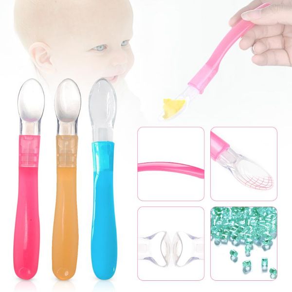 cups, dishes & utensils silicone infant feeding spoon long handle self baby learn to eat training soft children tableware fast delivery
cups, dishes & utensils silicone infant feeding spoon long handle self baby learn to eat training soft children tableware fast delivery