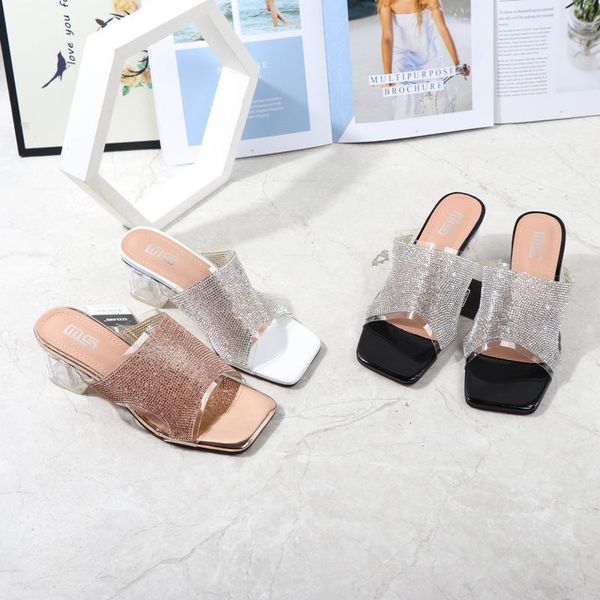 sandals 5.5cm crystal high heel 2021 elegant rhinestone ladies party shoes summer outdoor sandal flip flop women slides, Black
sandals 5.5cm crystal high heel 2021 elegant rhinestone ladies party shoes summer outdoor sandal flip flop women slides, Black