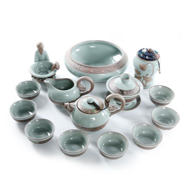 celadon tea set jingdezhen cup gift box teapot household ceramic porcelain wallpapers
celadon tea set jingdezhen cup gift box teapot household ceramic porcelain wallpapers