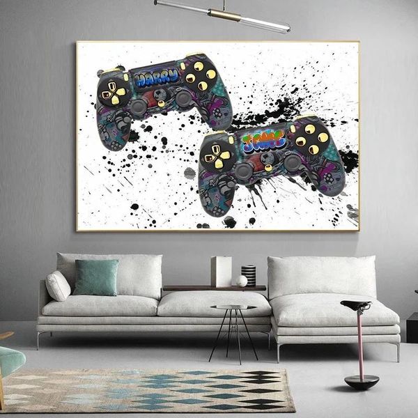 paintings wtq modern abstract graffiti art game controller posters and prints canvas wall decor picture home
paintings wtq modern abstract graffiti art game controller posters and prints canvas wall decor picture home