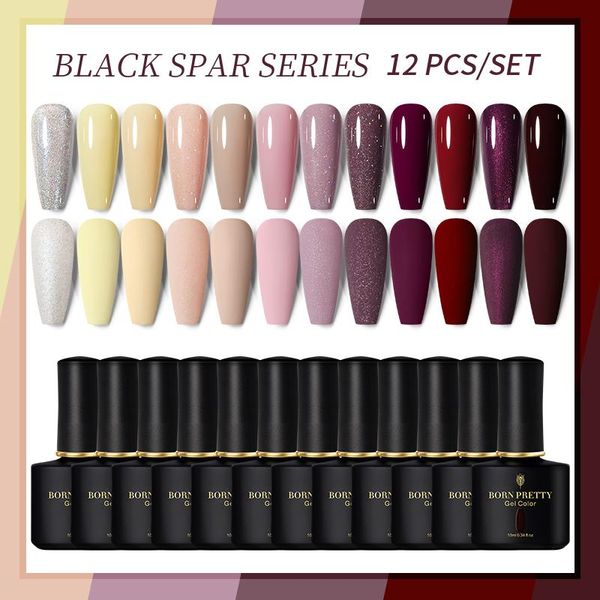 nail gel born pretty 12pcs polish set glitter sequins hybrid soak off semi-permanent varnishe base coat kit manicure, Red;pink
nail gel born pretty 12pcs polish set glitter sequins hybrid soak off semi-permanent varnishe base coat kit manicure, Red;pink