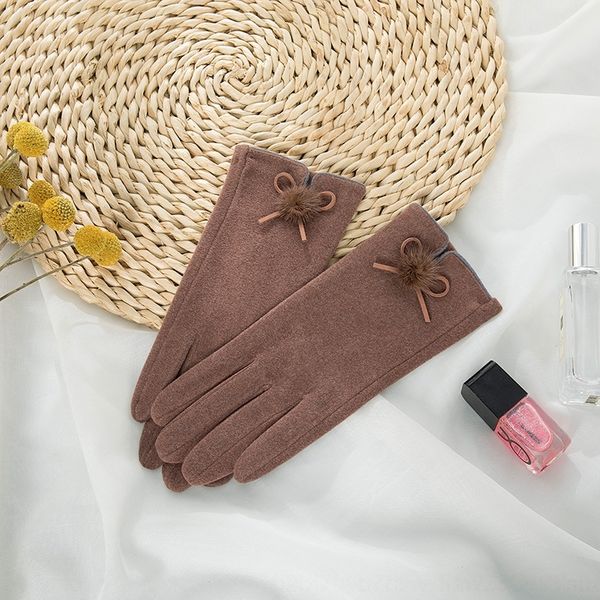 Buw women' spring and summer outdoor riding snow touch screen plush warm wool wool ball mittens thickened warm de gloves plush ball gloves, Blue;gray
Buw women' spring and summer outdoor riding snow touch screen plush warm wool wool ball mittens thickened warm de gloves plush ball gloves, Blue;gray