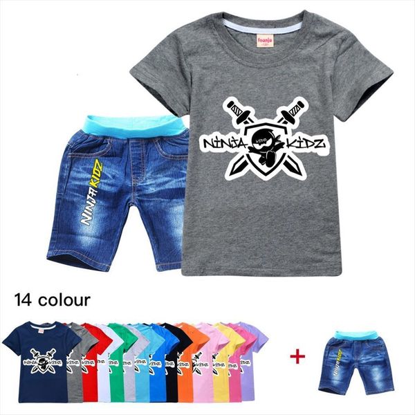 nuinja kidz cotton casual boys wear t denim shorts set toddler girl summer clothes for girls teenage, White
nuinja kidz cotton casual boys wear t denim shorts set toddler girl summer clothes for girls teenage, White
