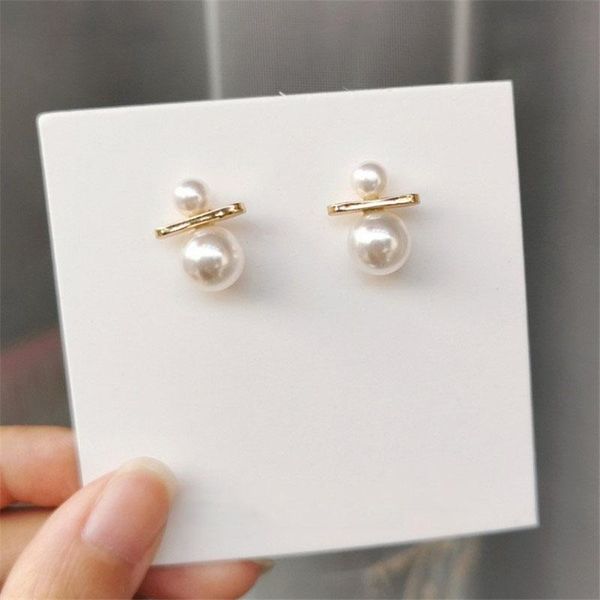 simple simulataed pearl ball stud earrings for women cute korean round geometric girl ear jewelry wedding party boucle, Golden;silver
simple simulataed pearl ball stud earrings for women cute korean round geometric girl ear jewelry wedding party boucle, Golden;silver