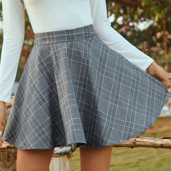 skirts fashion women plaid print high waist casual skirt loose big swing short mujer 2021 clothing harajuku womens mini, Black
skirts fashion women plaid print high waist casual skirt loose big swing short mujer 2021 clothing harajuku womens mini, Black