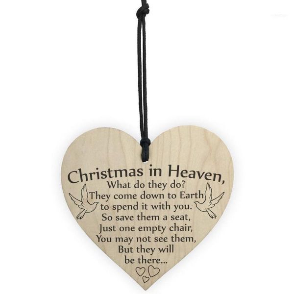 christmas decorations wooden pendant xmas tree ornament unique in heaven heart-shaped heart-love poem creative1
christmas decorations wooden pendant xmas tree ornament unique in heaven heart-shaped heart-love poem creative1